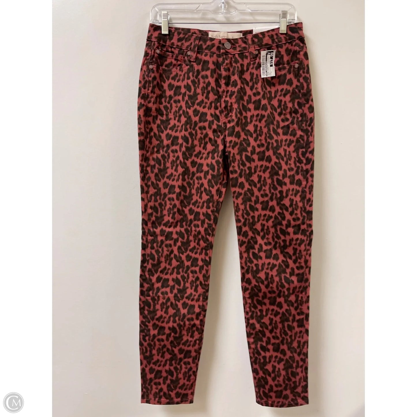 Jeans Straight By Soft Surroundings In Animal Print, Size: 8