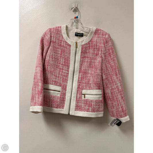 Blazer Designer By Karl Lagerfeld In Pink, Size: S