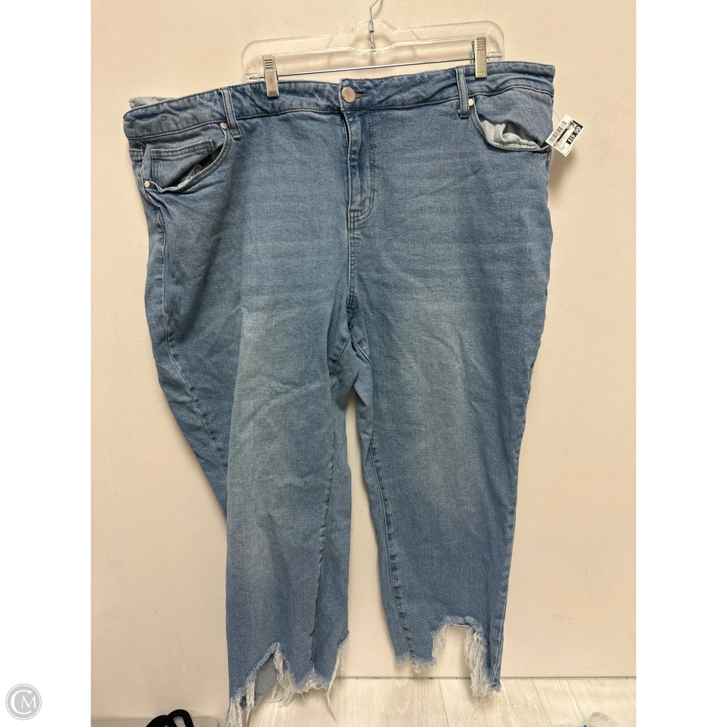 Jeans Straight By Arula In Blue Denim, Size: 24