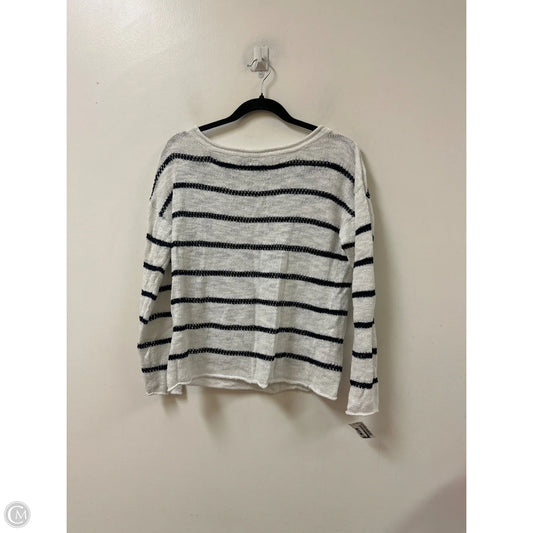 Sweater By Jones New York In Blue & White, Size: S
