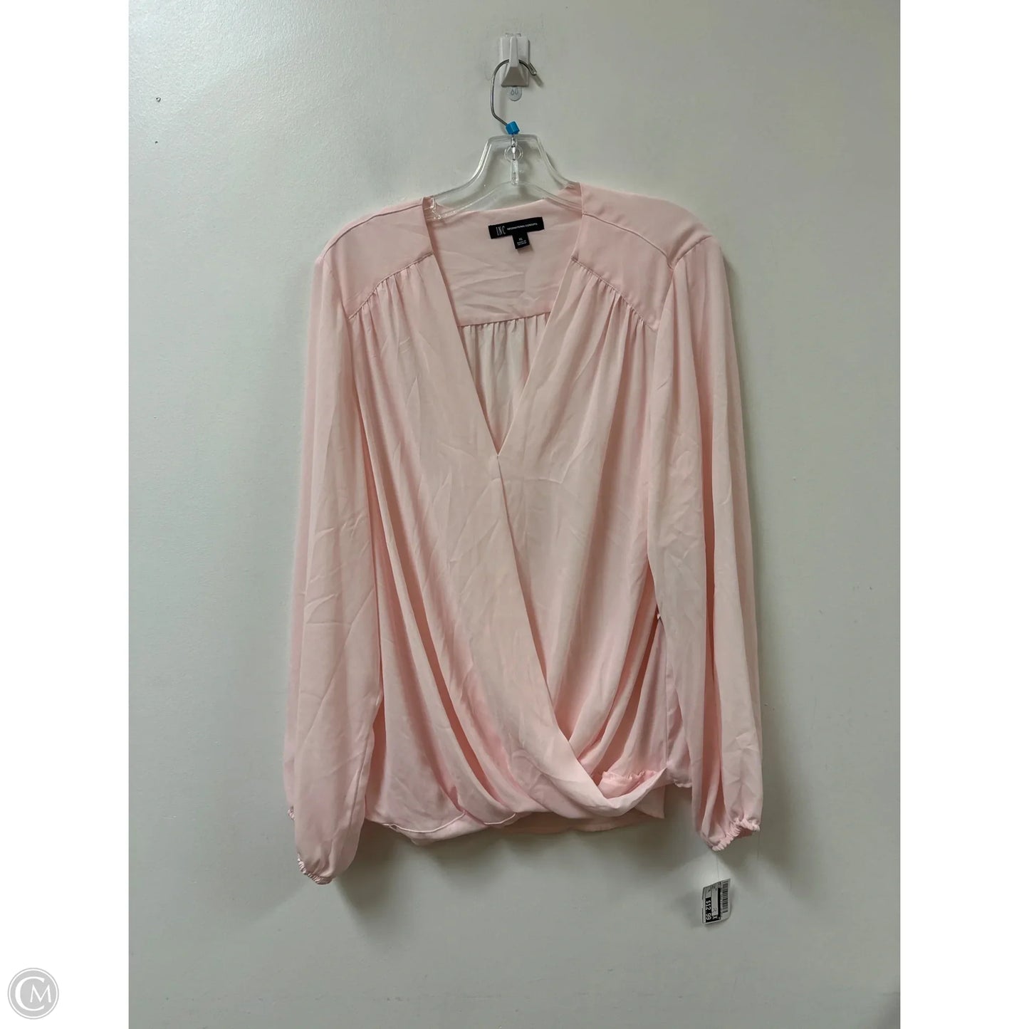 Top Long Sleeve By Inc In Pink, Size: Xl