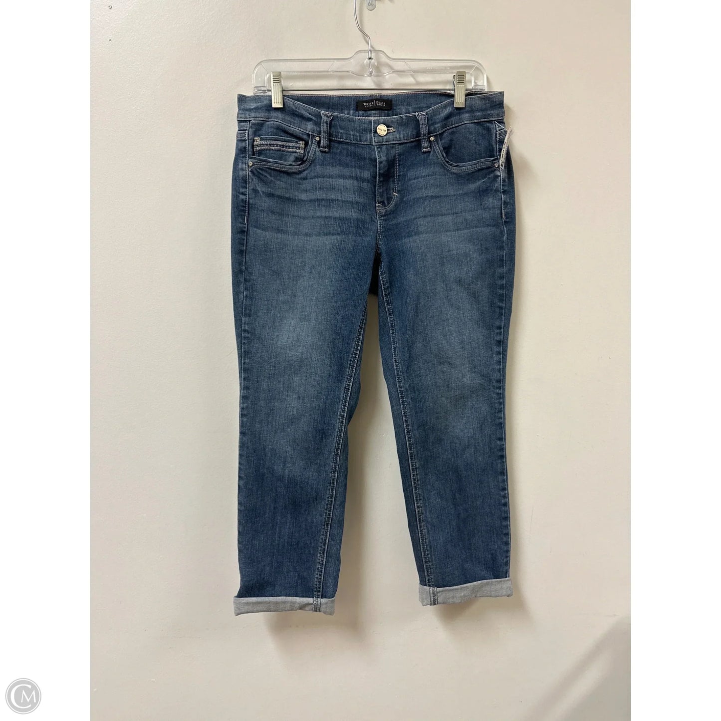 Jeans Straight By White House Black Market In Blue Denim, Size: 6