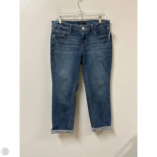 Jeans Straight By White House Black Market In Blue Denim, Size: 6