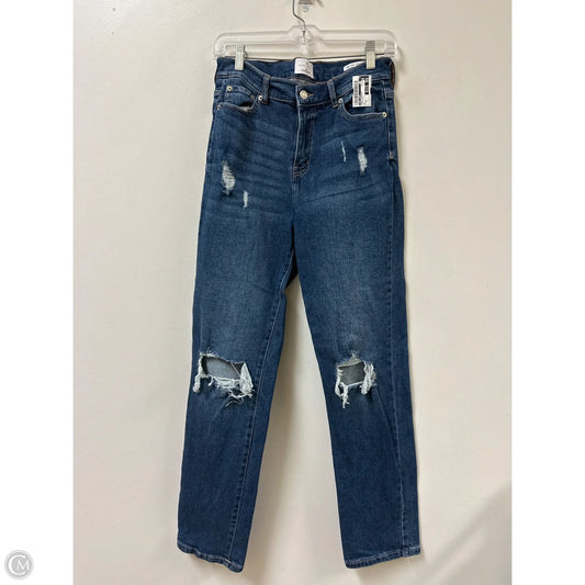 Jeans Straight By True Craft In Blue Denim, Size: 8