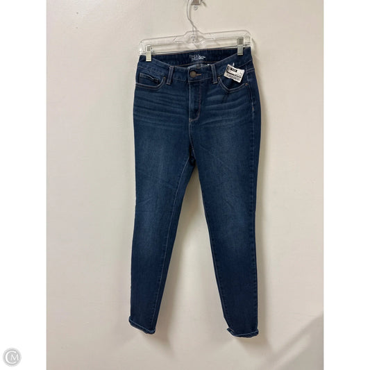 Jeans Skinny By Time And Tru In Blue Denim, Size: 6