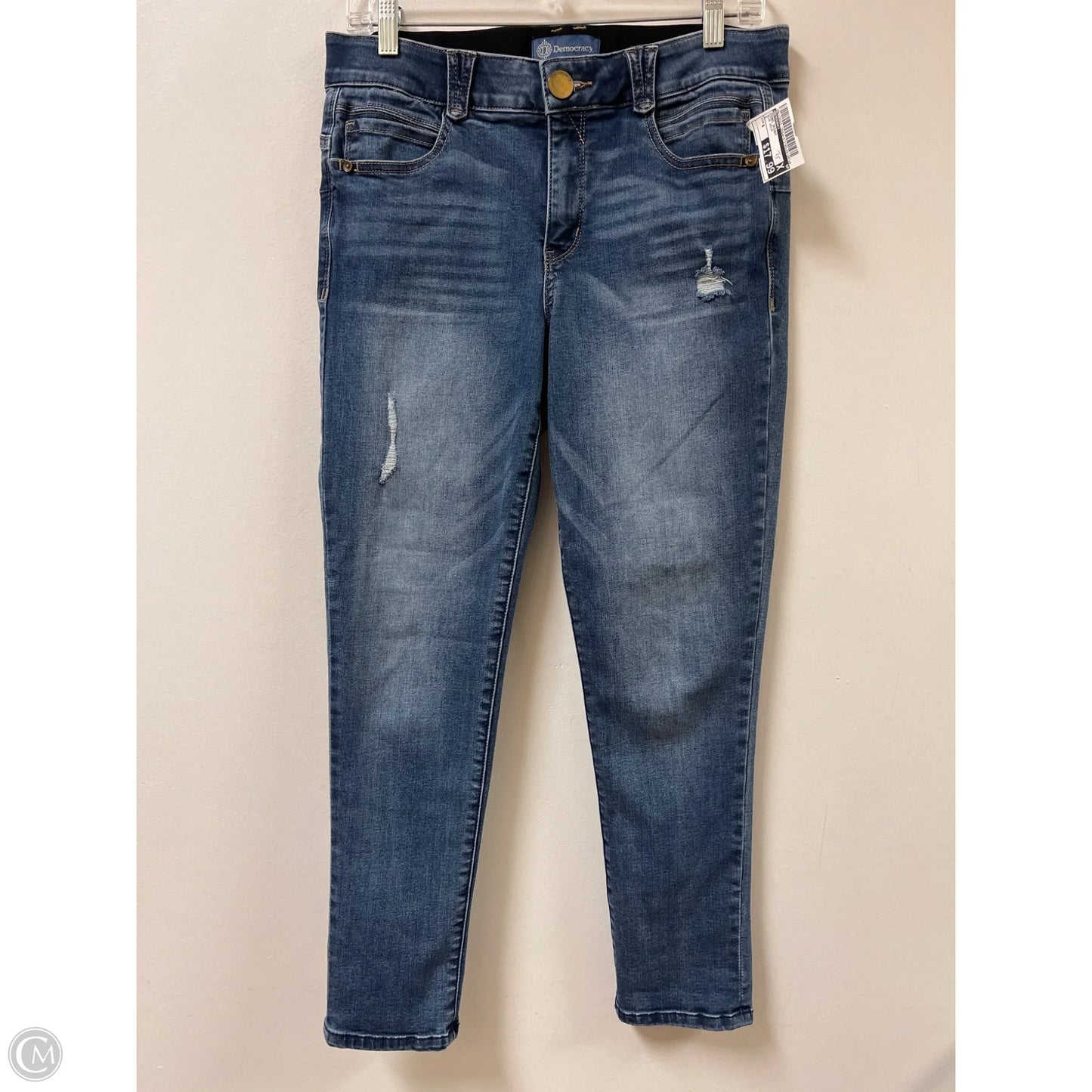 Jeans Skinny By Democracy In Blue Denim, Size: 8