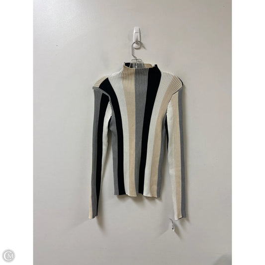 Top Long Sleeve By Shein In Striped Pattern, Size: S