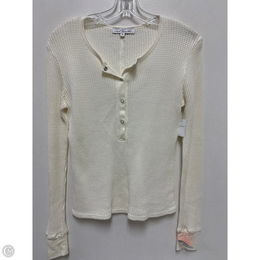 Top Long Sleeve By Red Haute In Cream, Size: S