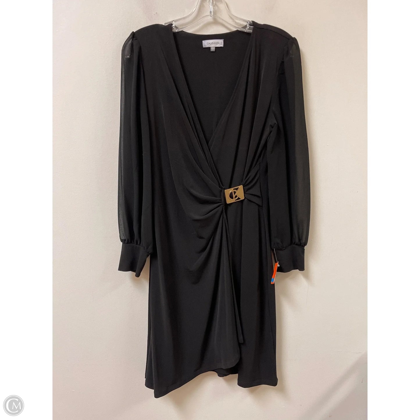 Dress Casual Short By Calvin Klein In Black, Size: Xs