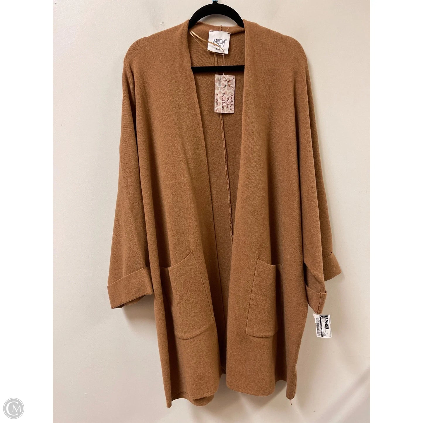 Cardigan By Clothes Mentor In Brown, Size: M