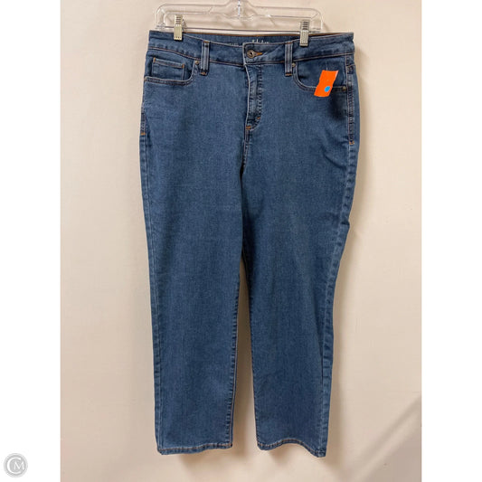 Jeans Straight By Style And Company In Blue Denim, Size: 12