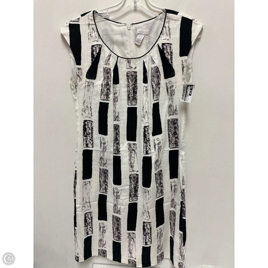 Dress Casual Short By Chicos In Black & White, Size: S