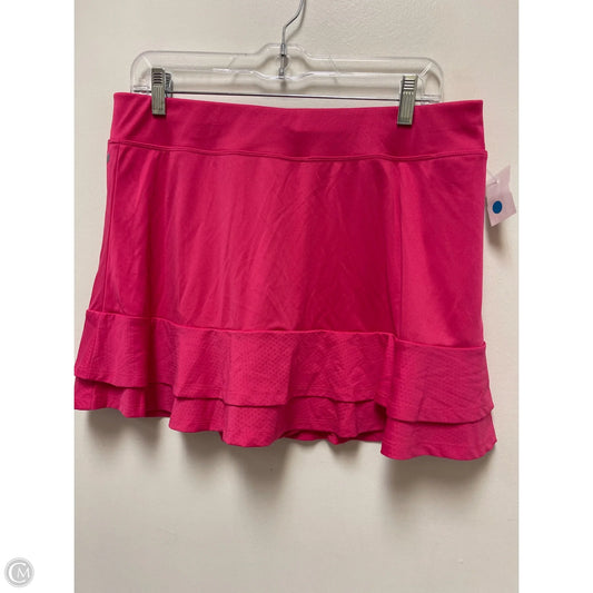 Athletic Skort By Clothes Mentor In Pink, Size: L