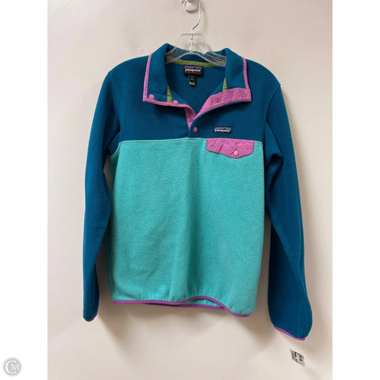 Sweatshirt Collar By Patagonia In Blue, Size: S