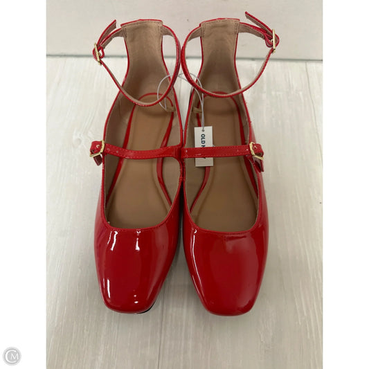 Shoes Flats By Old Navy In Red, Size: 7.5