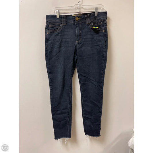Jeans Straight By Democracy In Blue Denim, Size: 12