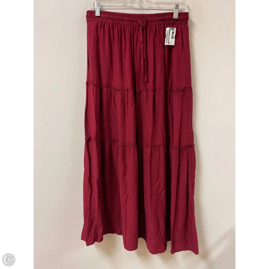 Skirt Maxi By Clothes Mentor In Red, Size: 10