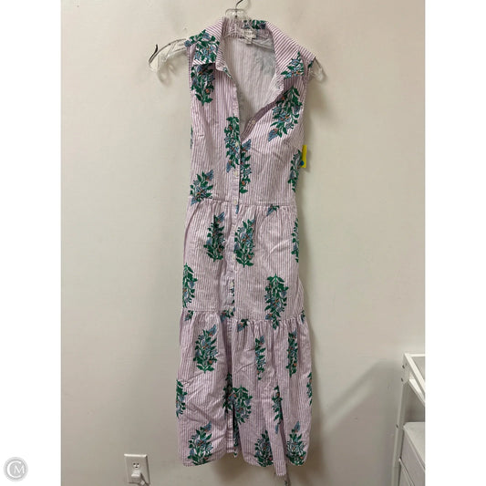 Dress Casual Maxi By J. Crew In Purple, Size: S