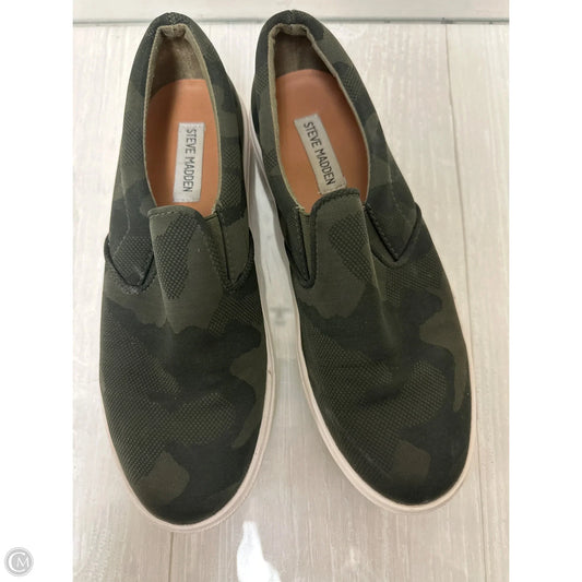 Shoes Flats By Steve Madden In Camouflage Print, Size: 9