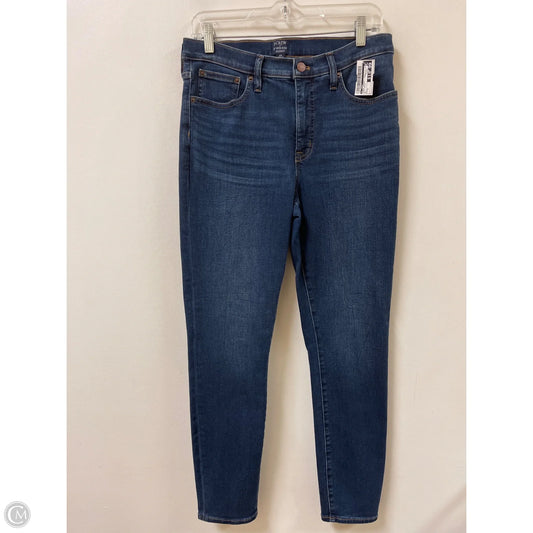 Jeans Skinny By J. Crew In Blue Denim, Size: 8