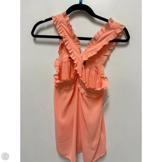 Top Sleeveless By J. Crew In Orange, Size: Xs