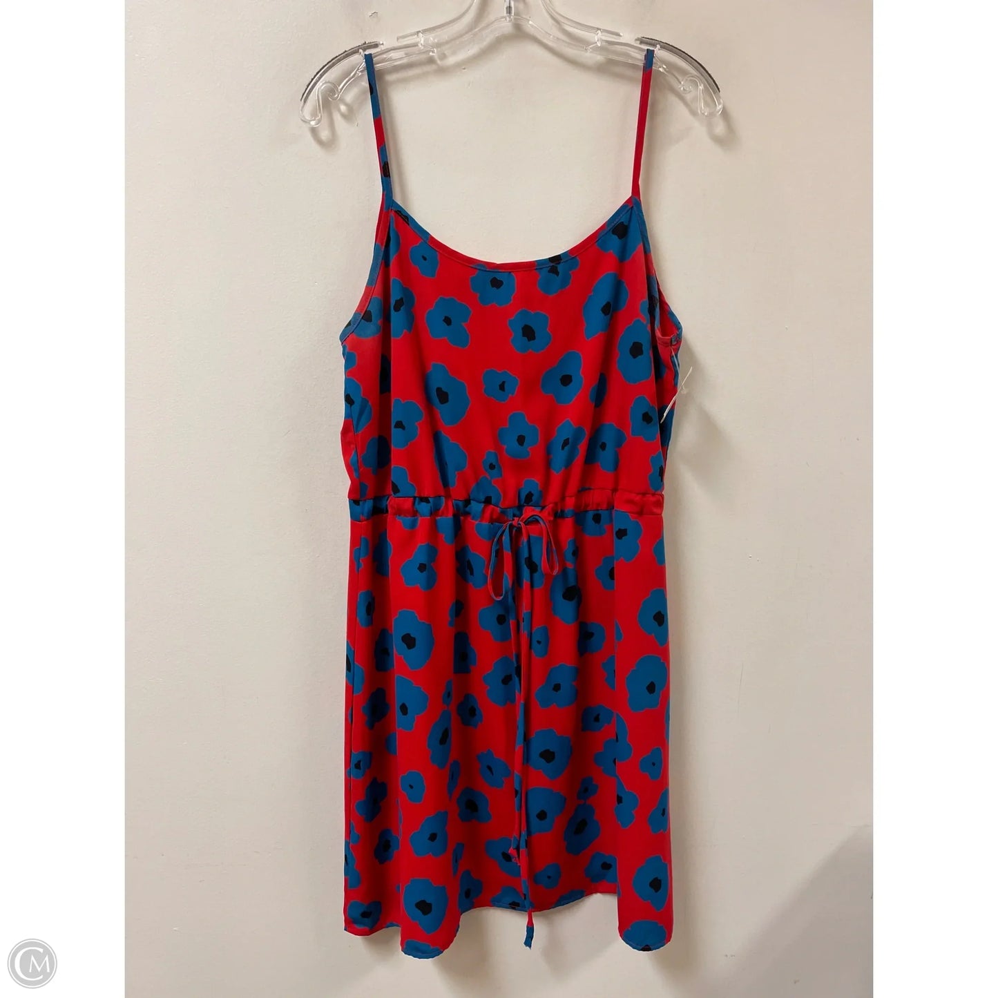 Dress Casual Short By Pixley In Blue & Red, Size: L