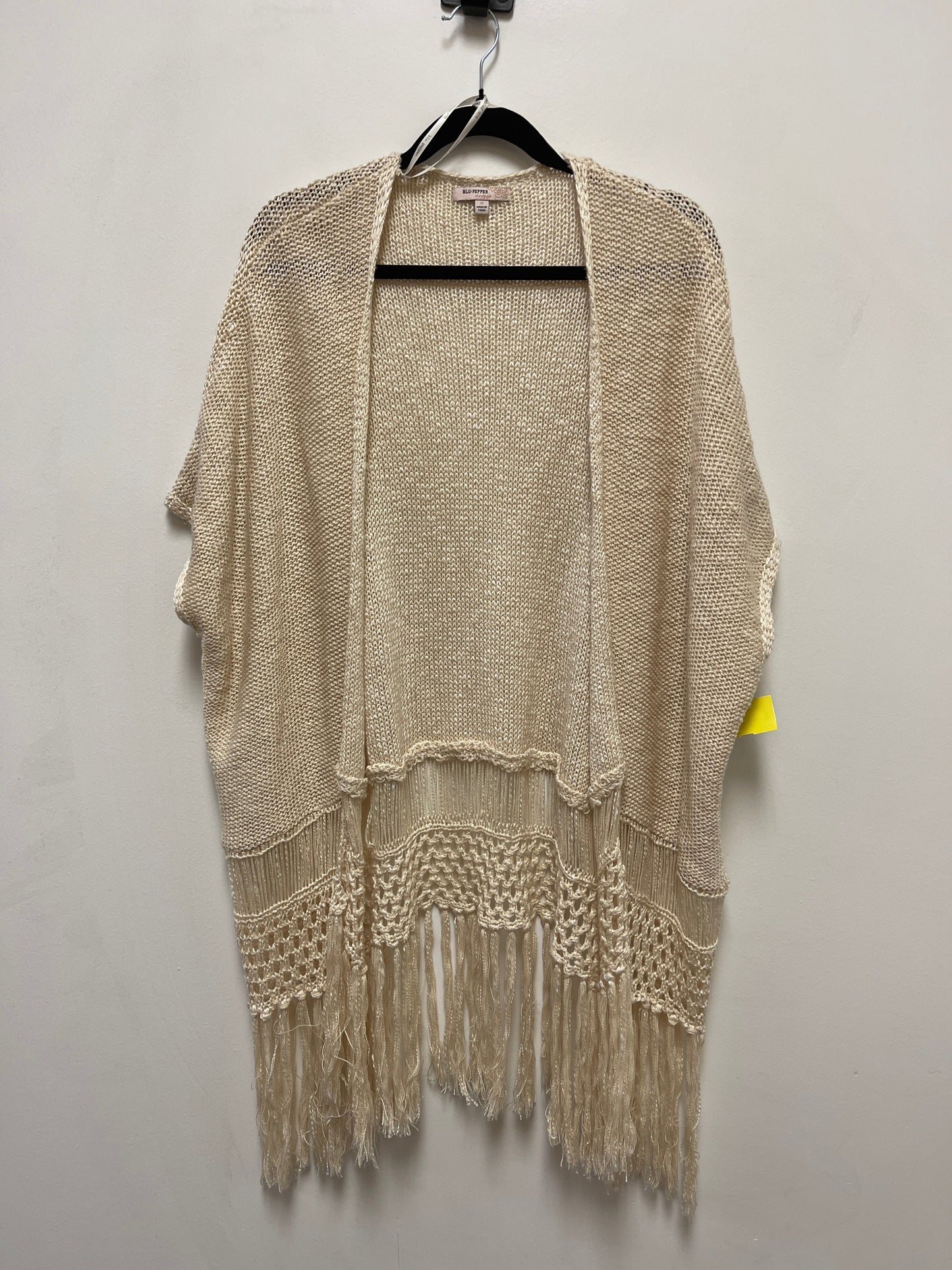 Sweater By Blu Pepper In Cream, Size: S