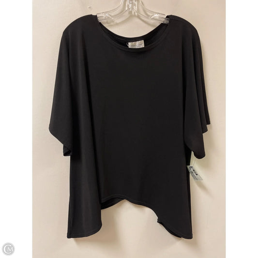 Tunic Short Sleeve By Coldwater Creek In Black, Size: M