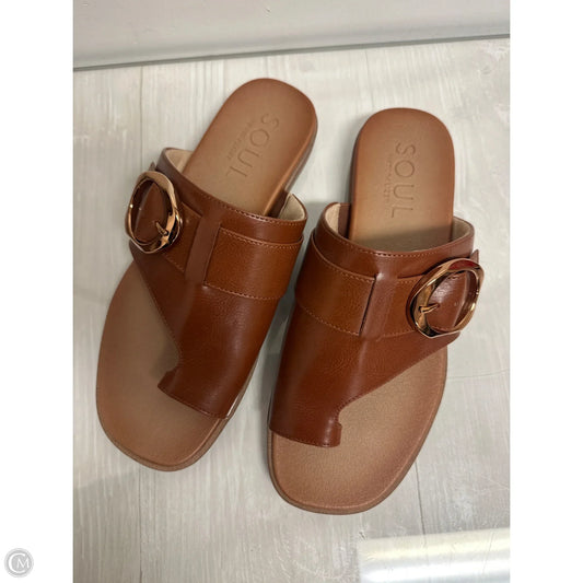 Sandals Flats By Naturalizer In Brown, Size: 9