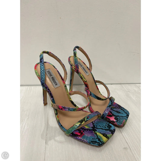 Shoes Heels Stiletto By Steve Madden In Snakeskin Print, Size: 9