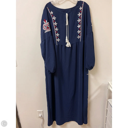 Dress Casual Maxi By Shein In Blue, Size: 4x