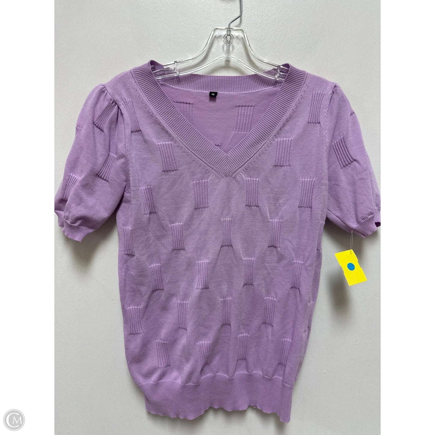 Top Short Sleeve By Clothes Mentor In Purple, Size: M