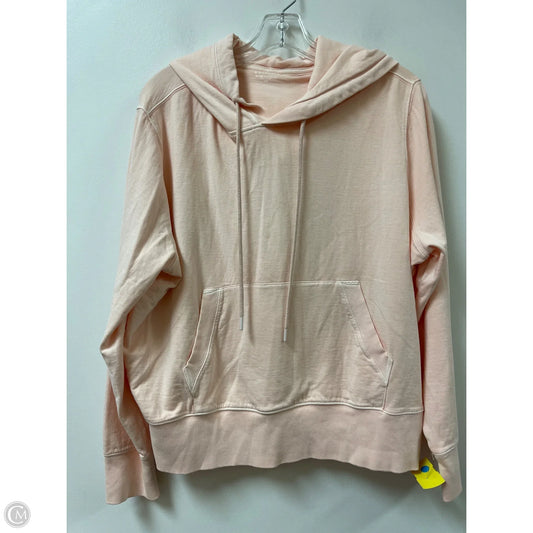 Athletic Sweatshirt Hoodie By Athleta In Peach, Size: 2x