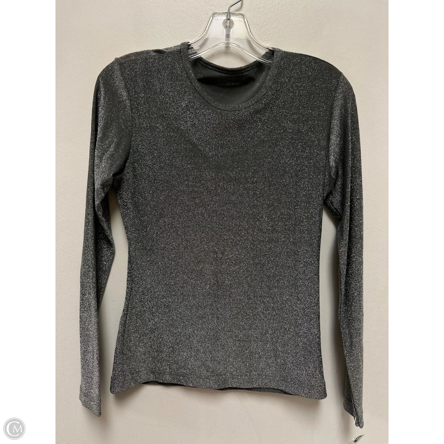 Top Long Sleeve By Clothes Mentor In Silver, Size: S