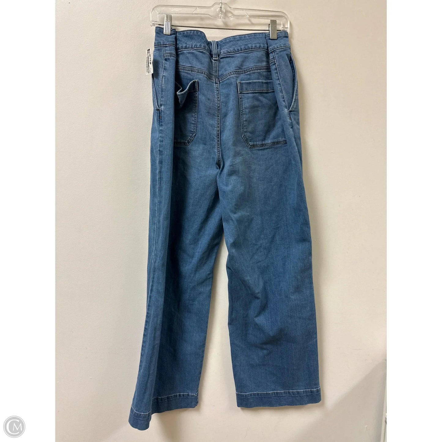Jeans Wide Leg By Talbots In Blue Denim, Size: 18
