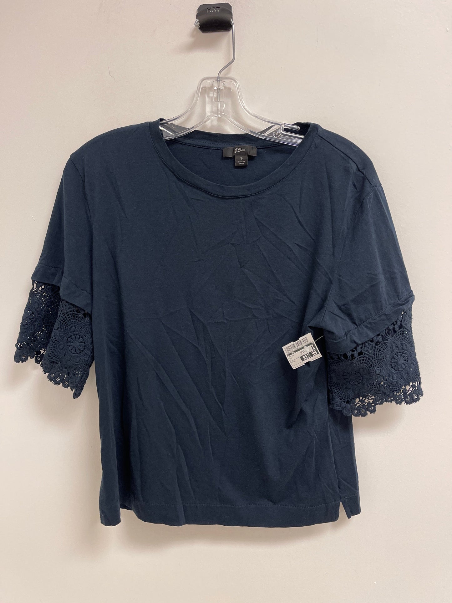 Top Short Sleeve By J. Crew In Navy, Size: S