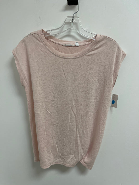 Athletic Top Short Sleeve By Athleta In Pink, Size: S