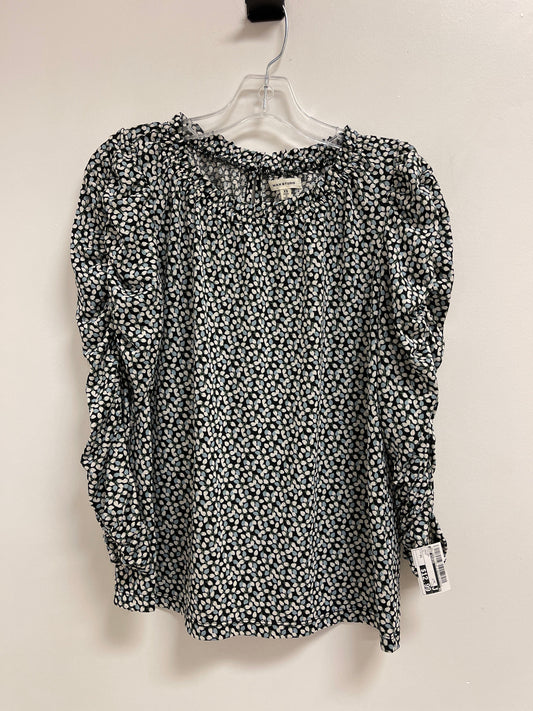 Top Long Sleeve By Max Studio In Navy, Size: Xs