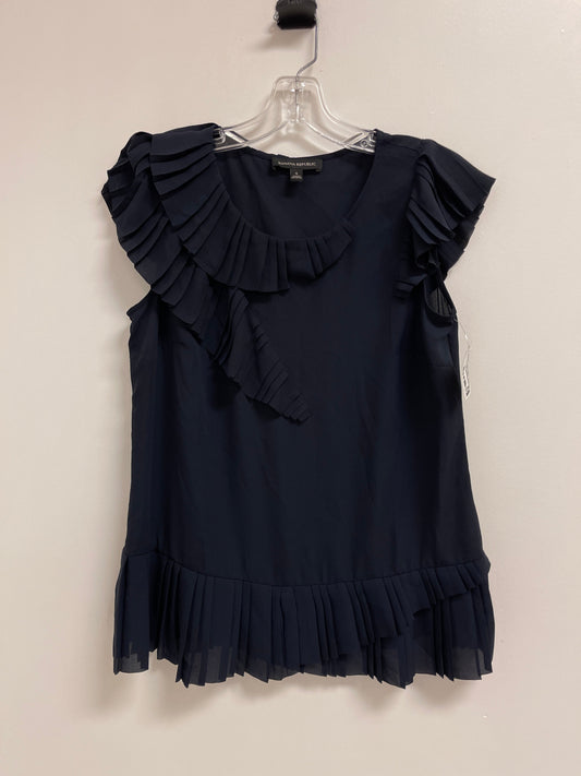 Top Sleeveless By Banana Republic In Navy, Size: S