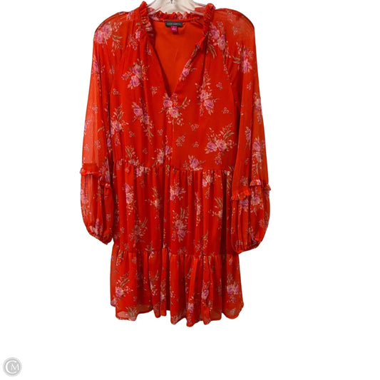 Dress Casual Short By Vince Camuto In Orange, Size: S