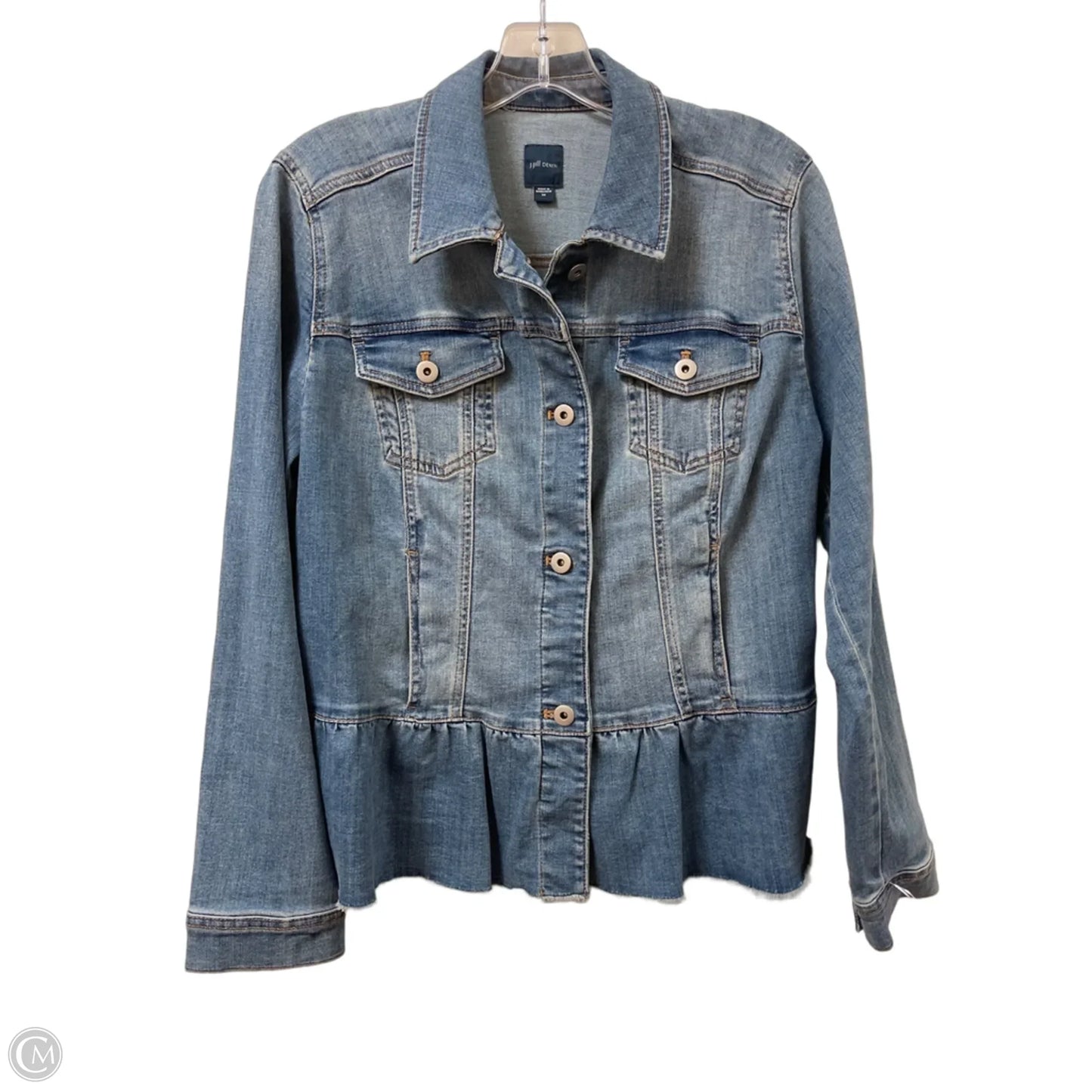 Jacket Denim By J. Jill In Blue, Size: M