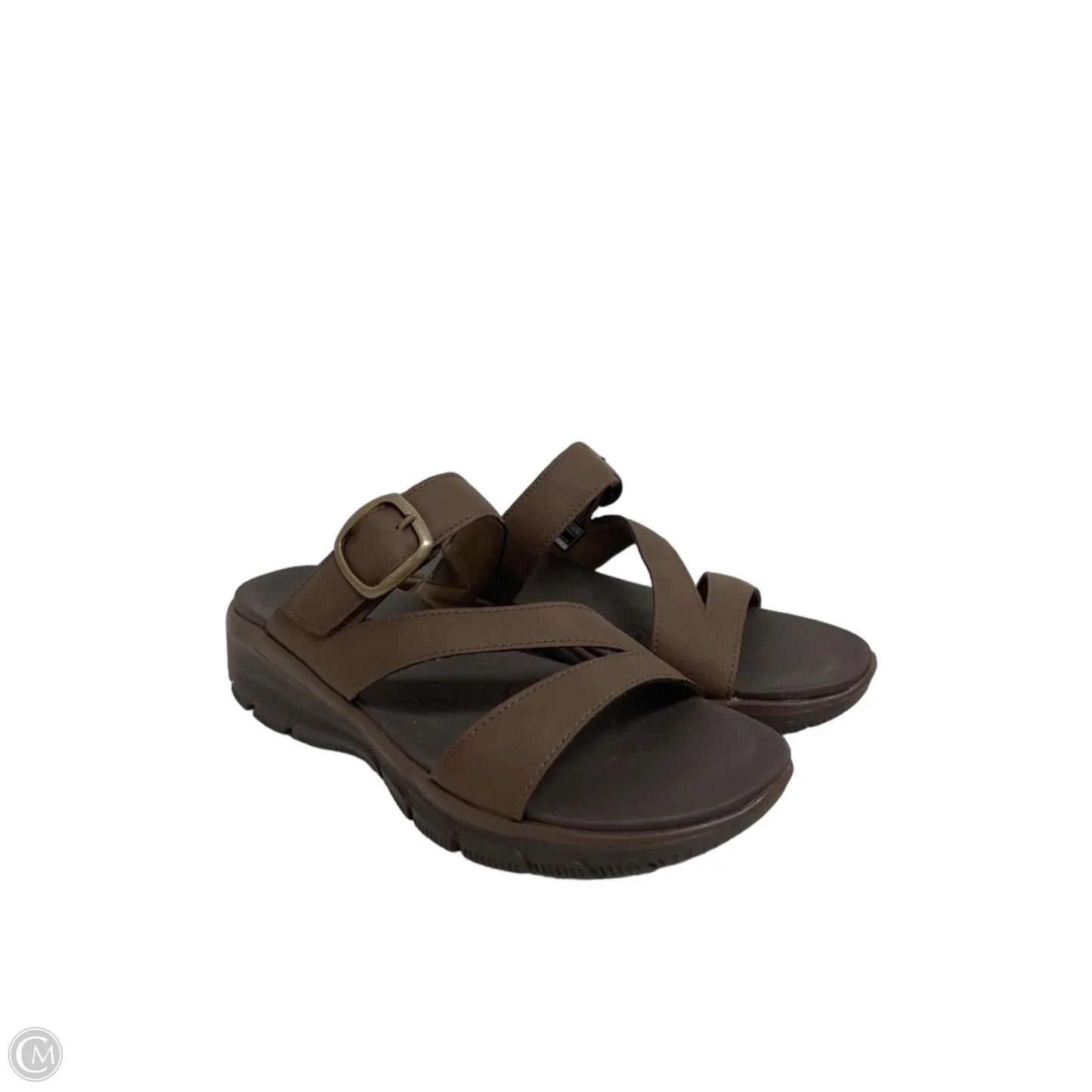 Sandals Flats By Skechers In Brown, Size: 7.5