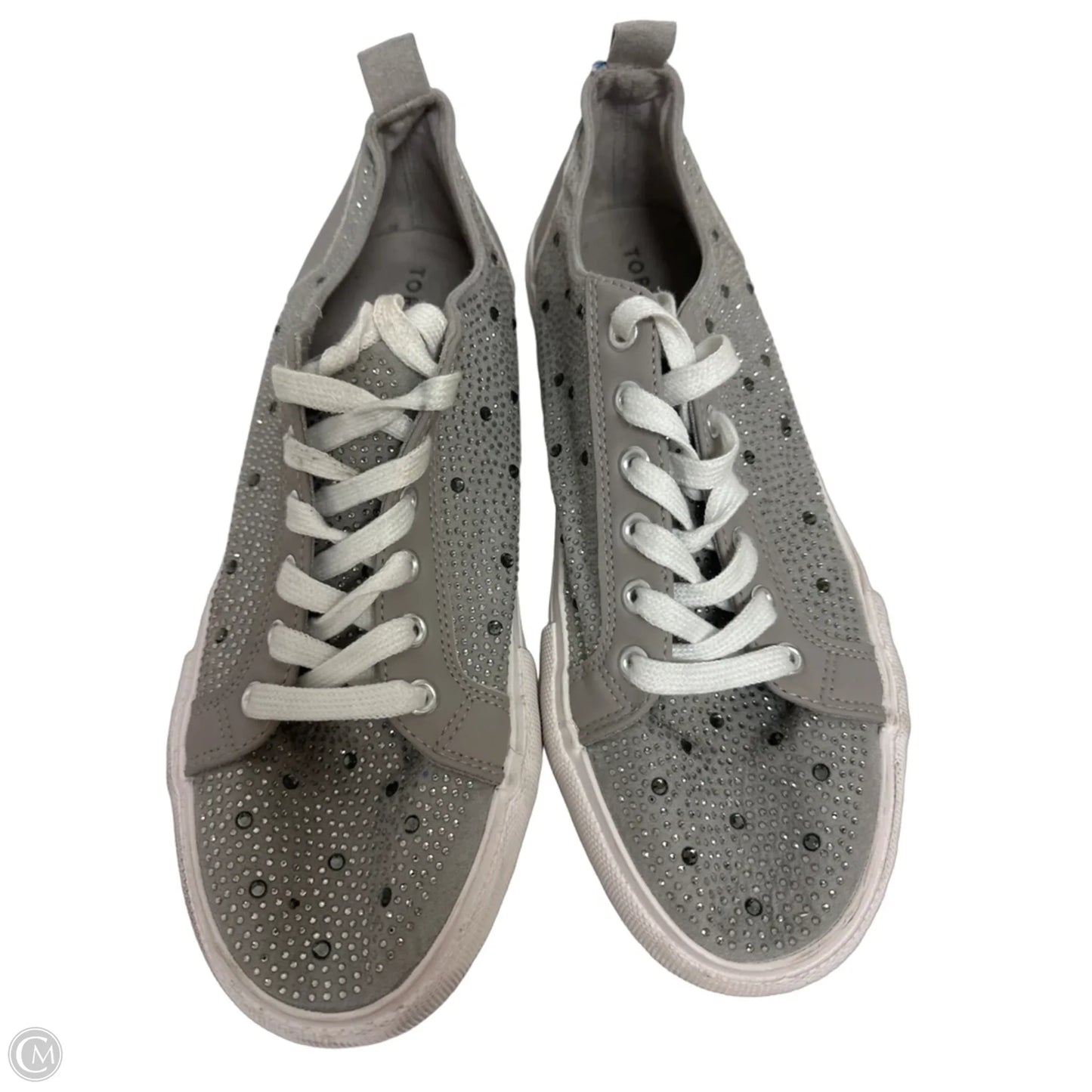 Shoes Sneakers By Torrid In Silver, Size: 11
