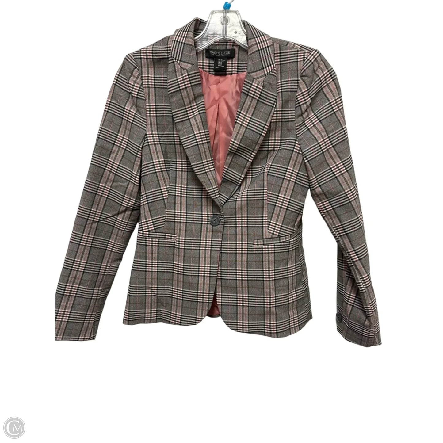 Blazer By Rachel Zoe In Plaid Pattern, Size: Xs