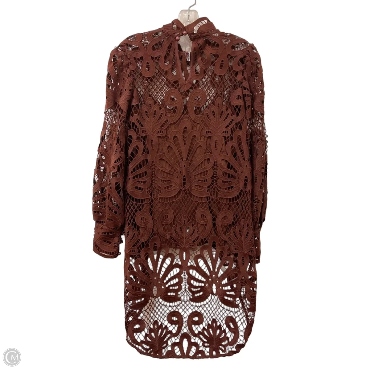 Tunic Long Sleeve By Boston Proper In Brown, Size: S