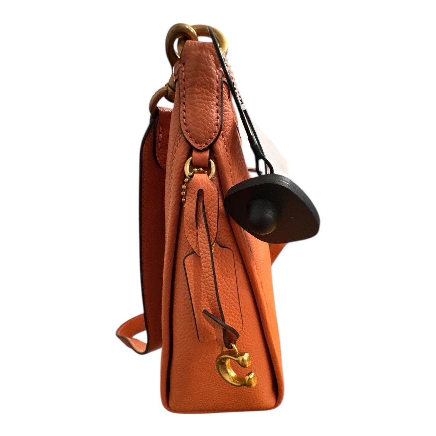 Handbag Designer By Coach In Coral, Size:Medium