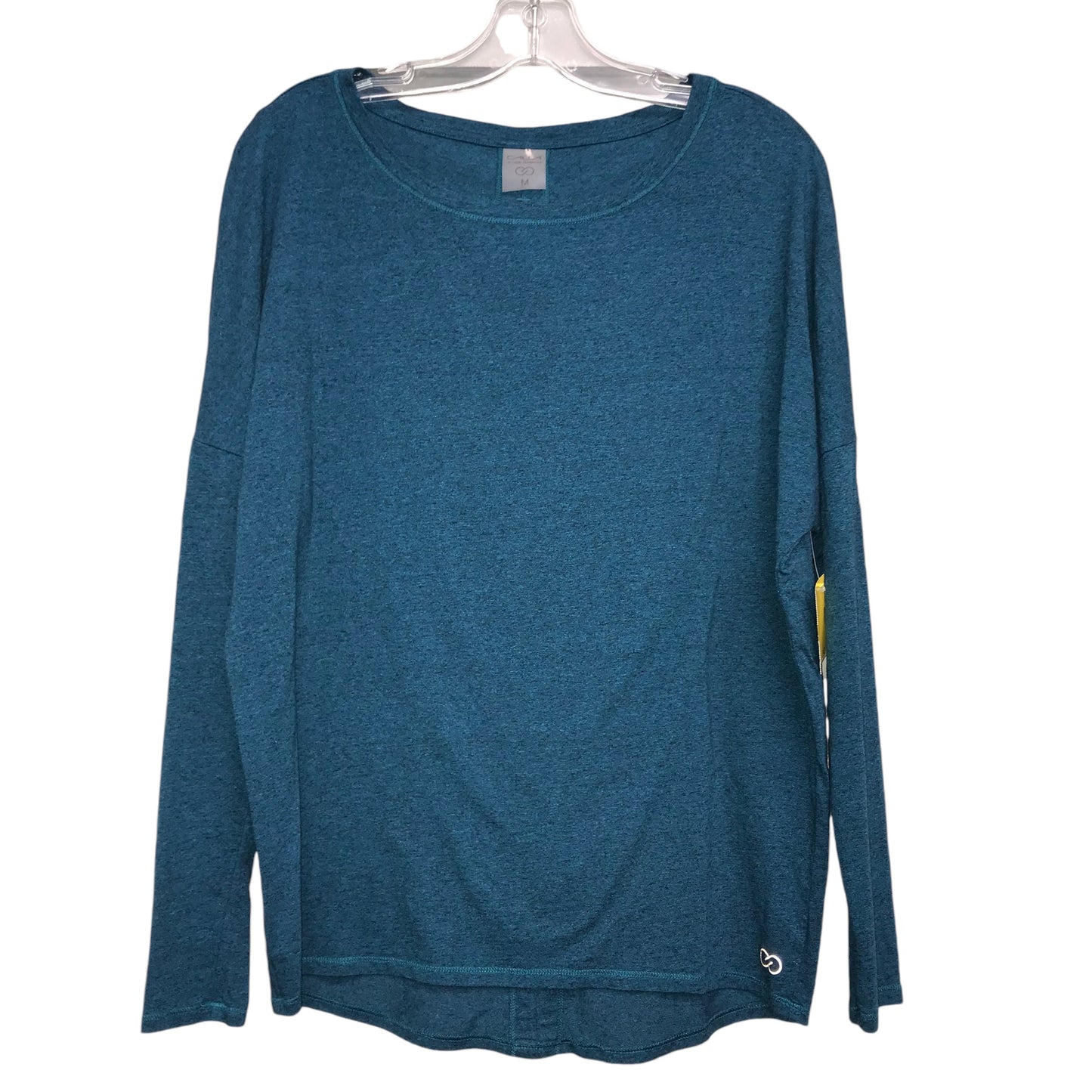 Athletic Top Ls Crewneck By Calia In Teal, Size:M