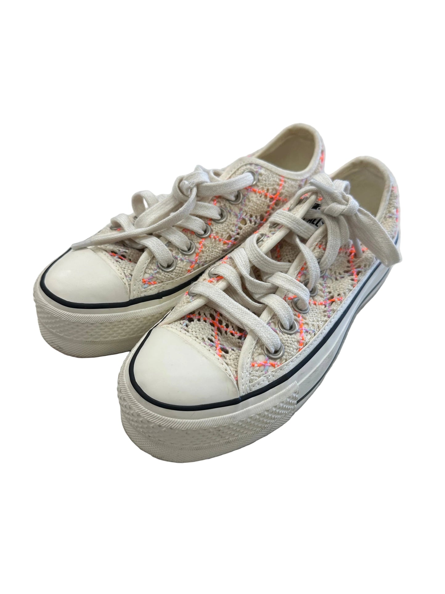 Shoes Flats By Converse In Cream, Size:6