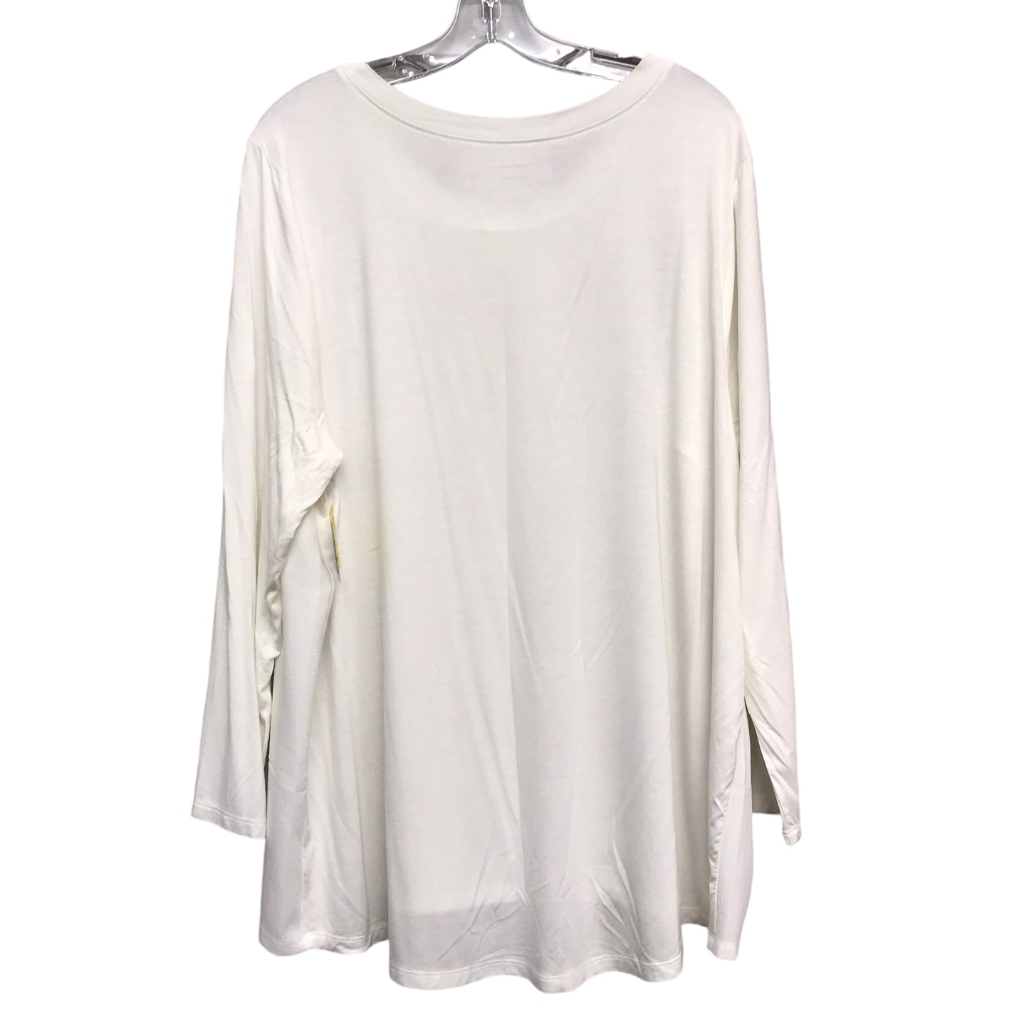 Top Ls By Lane Bryant In White, Size:1X