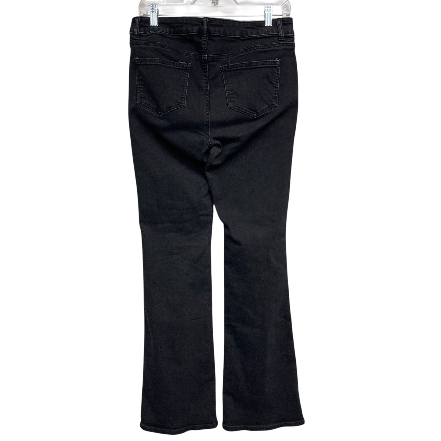 Jeans Boot Cut By Westport In Black Denim, Size:4